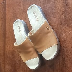 Born leather sandals